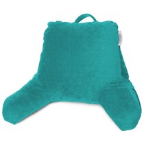 Teal backrest hot sale pillow